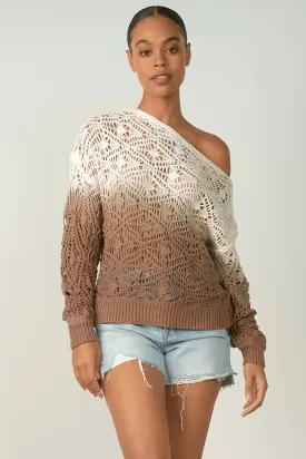 Mushroom Ombre Sweater
