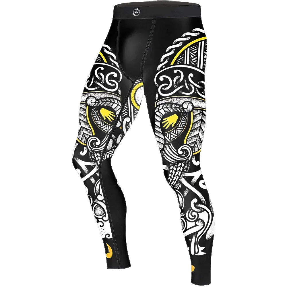 Odin' Eyes Men's Compression Leggings