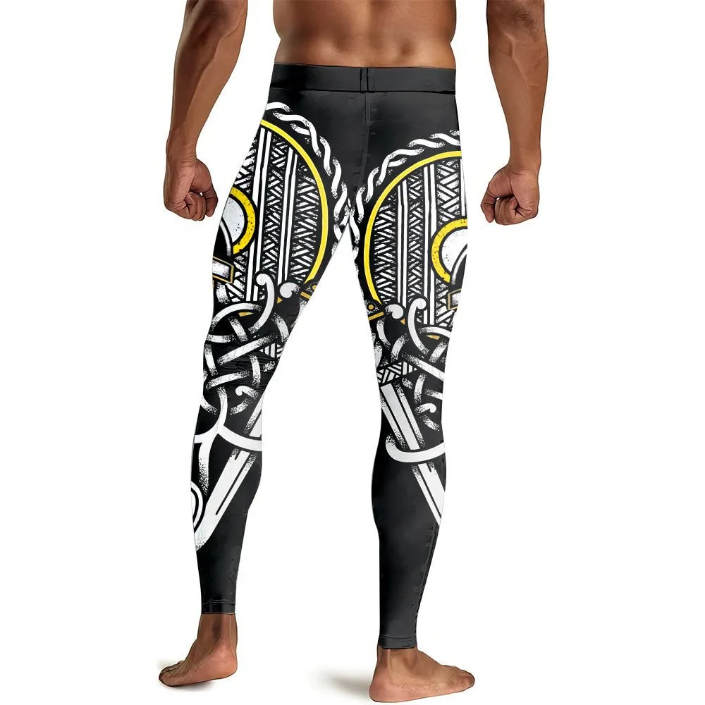 Odin' Eyes Men's Compression Leggings