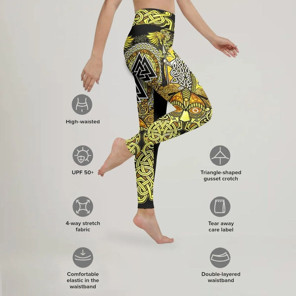 Odin Norse Rune Leggings