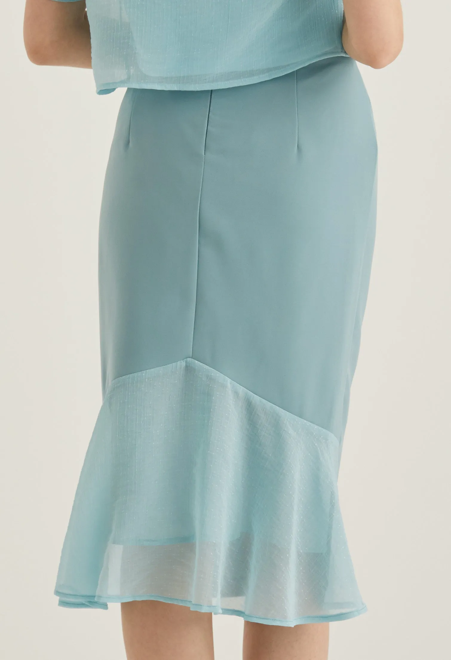 Office High Waist Midi Pencil Skirt