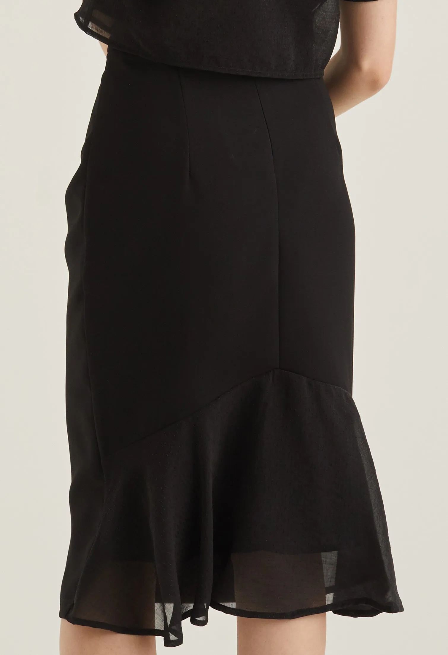 Office High Waist Midi Pencil Skirt