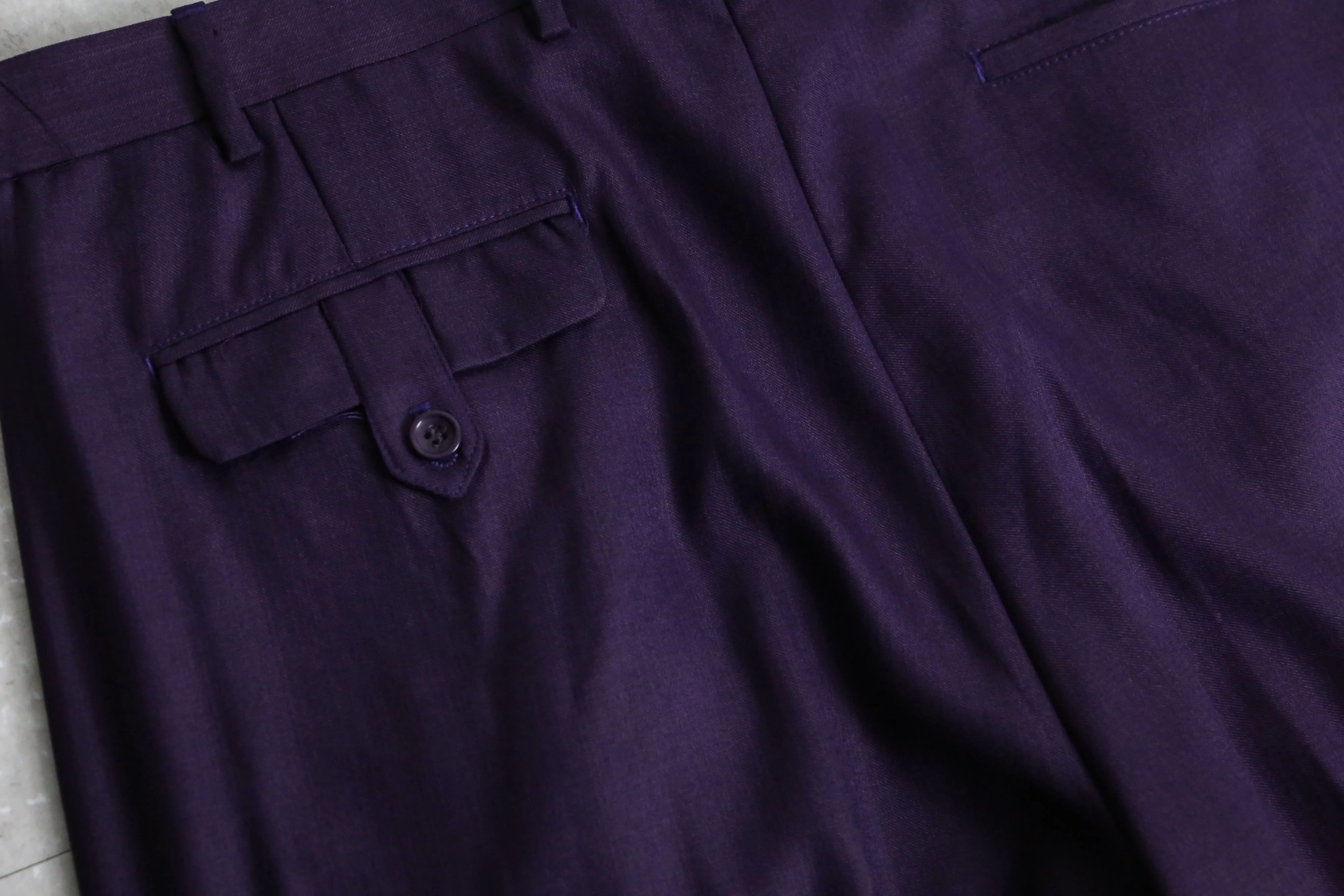 “PRONTI” purple wide slacks