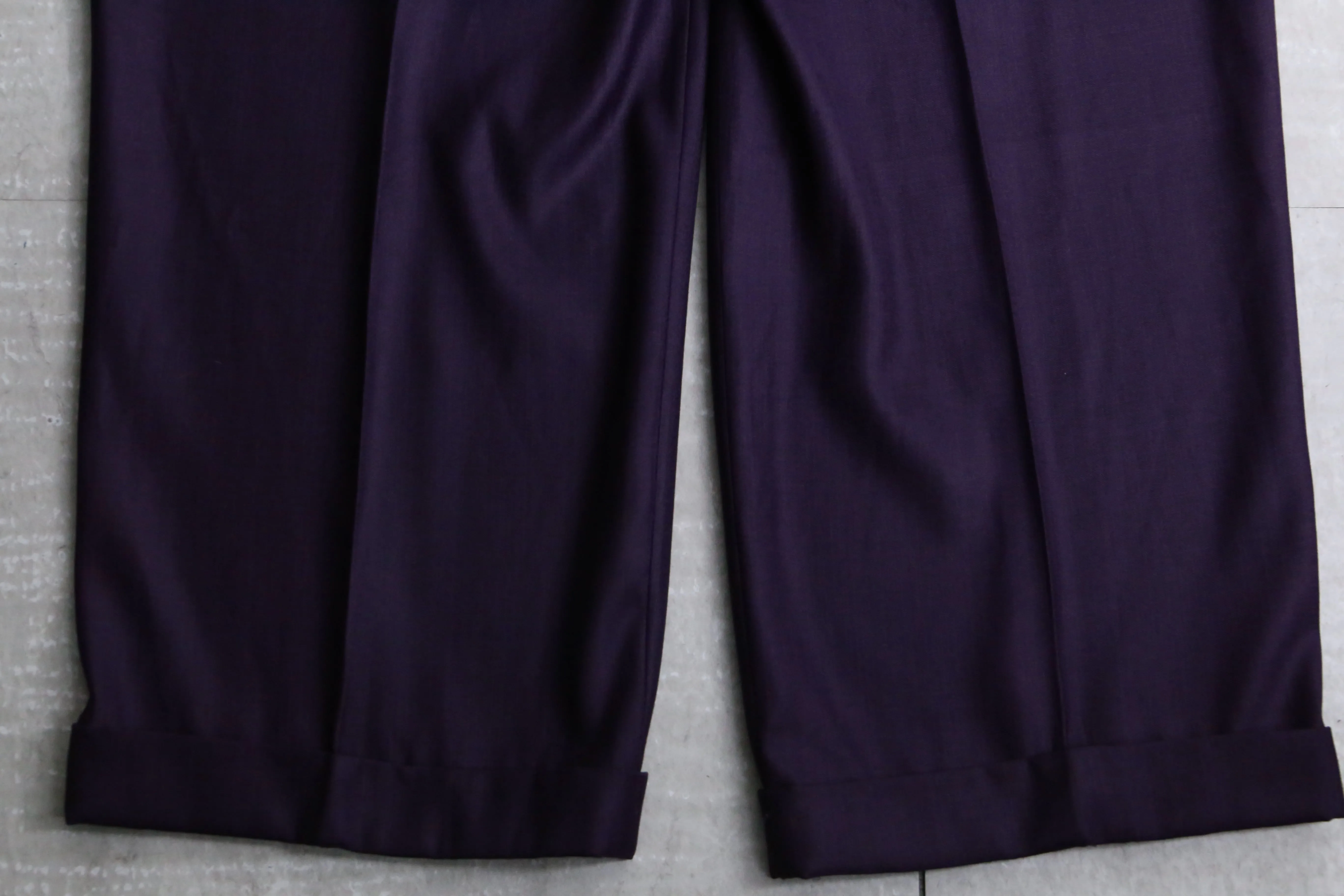“PRONTI” purple wide slacks