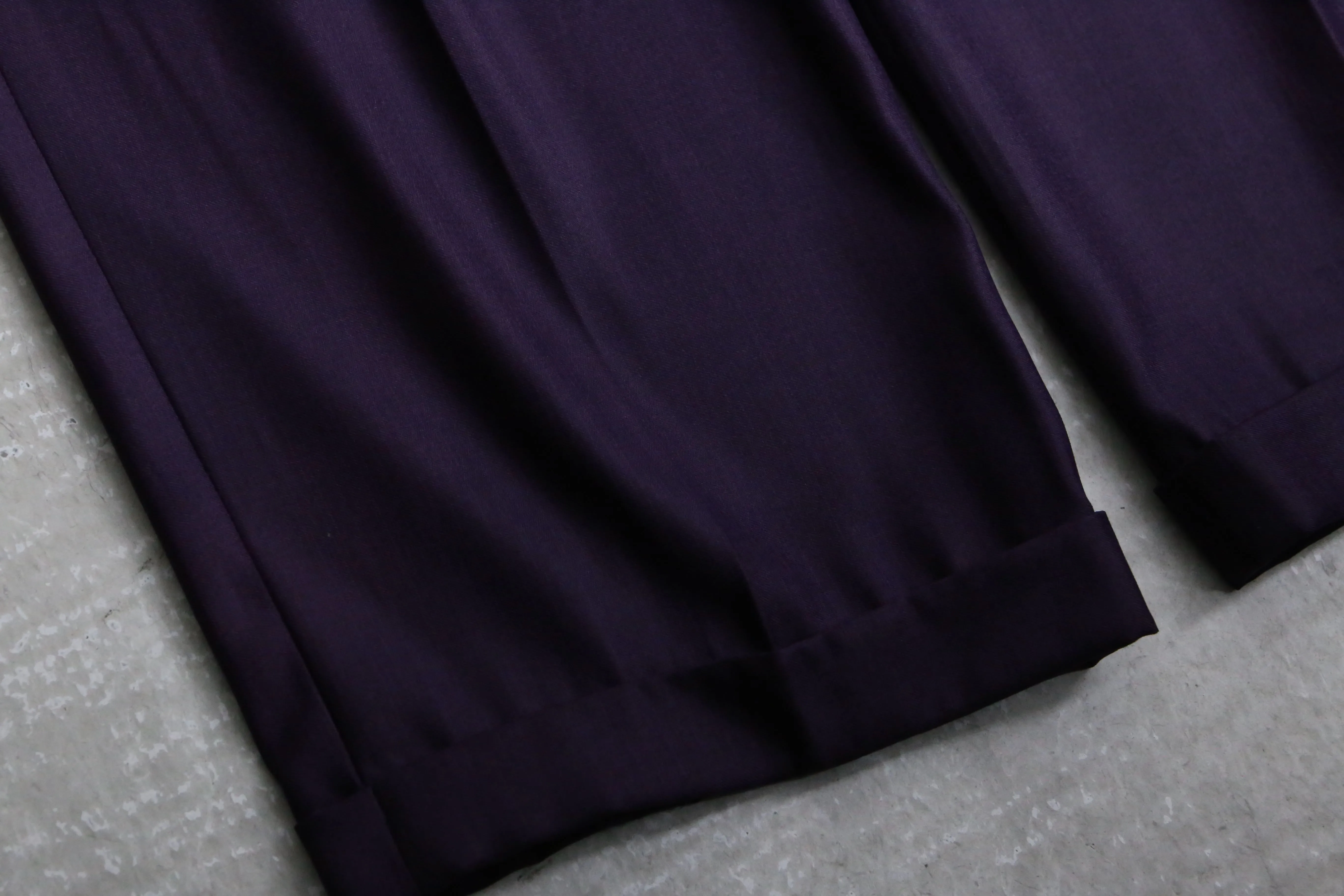 “PRONTI” purple wide slacks