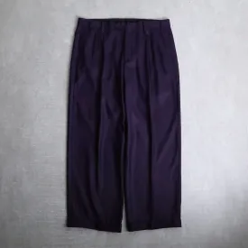 “PRONTI” purple wide slacks