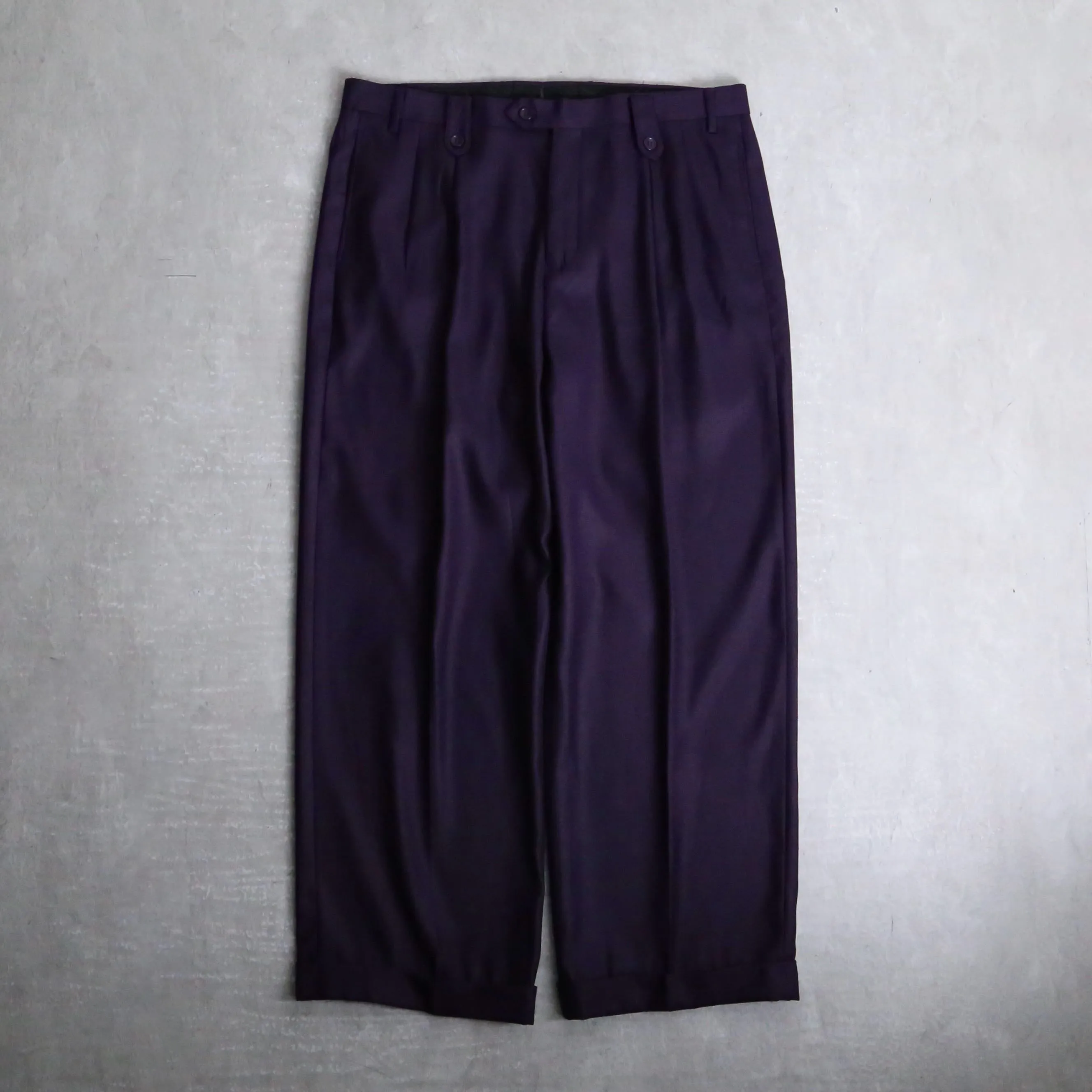 “PRONTI” purple wide slacks