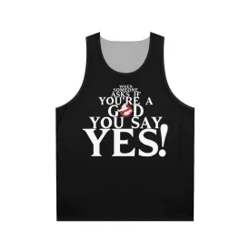 "Are You a God?" Ghostbusters Unisex Tank Top