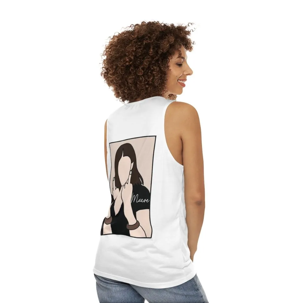 "Maeve's Unisex Tank Top: Celebrate Sex Education on Netflix"