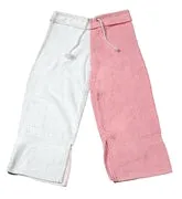 RAGZ Aqua & Black Towel Capri Pants (18 Color Combinations)