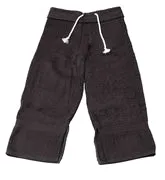 RAGZ Aqua & Black Towel Capri Pants (18 Color Combinations)