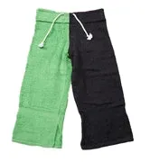RAGZ Aqua & Black Towel Capri Pants (18 Color Combinations)