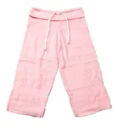 RAGZ Aqua & Black Towel Capri Pants (18 Color Combinations)