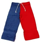 RAGZ Aqua & Black Towel Capri Pants (18 Color Combinations)