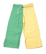 RAGZ Aqua & Black Towel Capri Pants (18 Color Combinations)