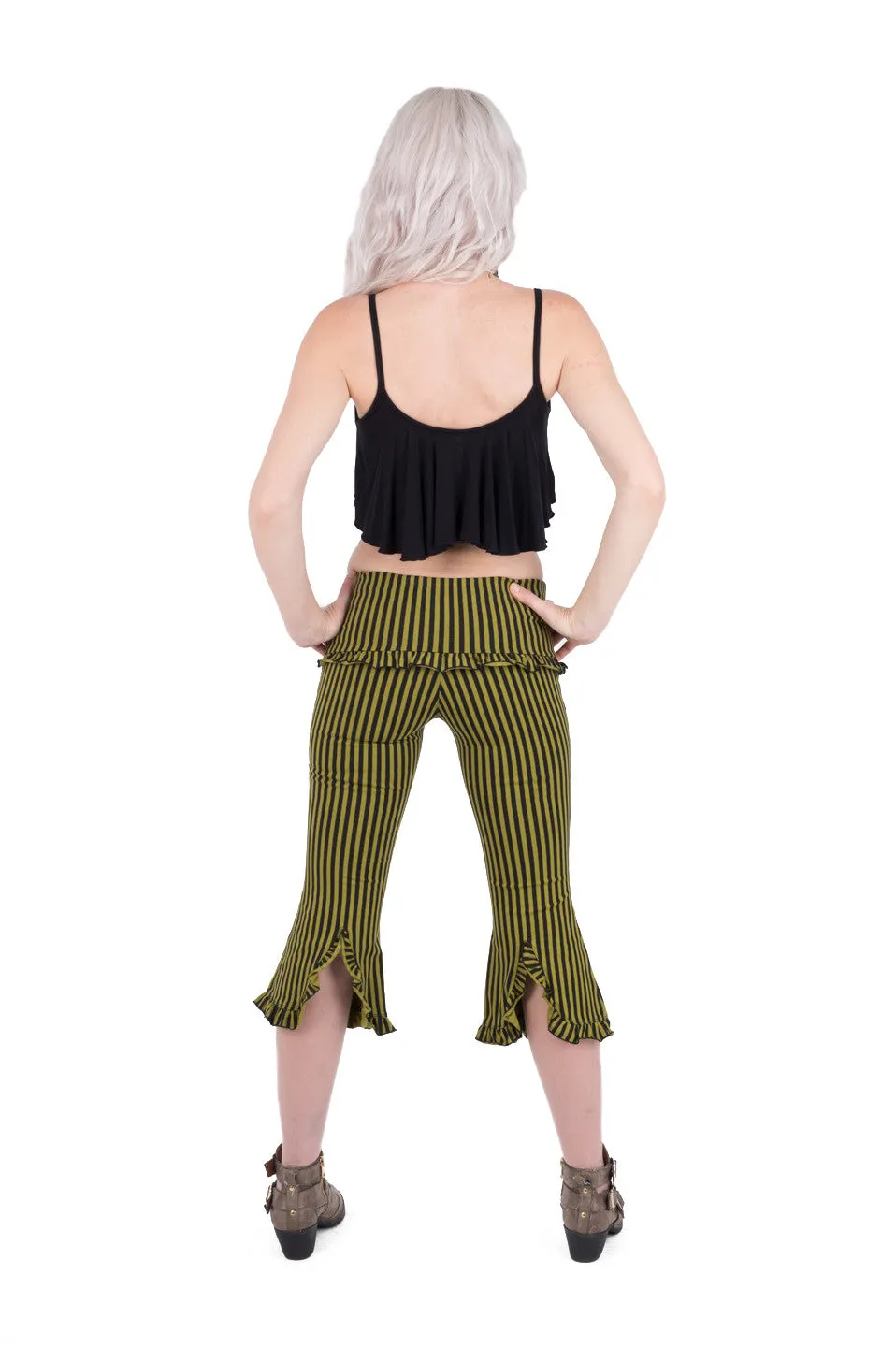 Ruffle Capri Stripe