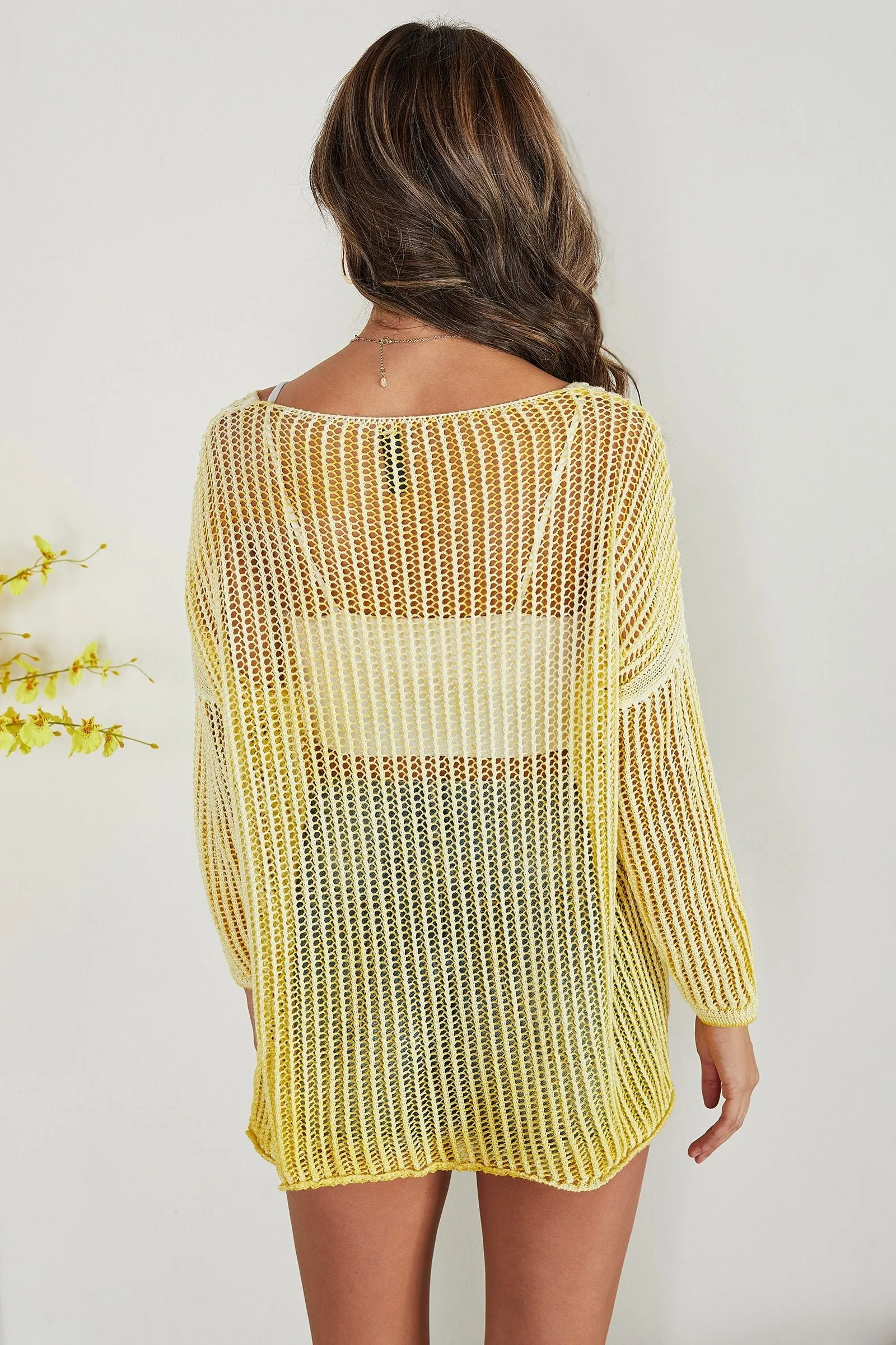 Springtime Open Knit Sweater
