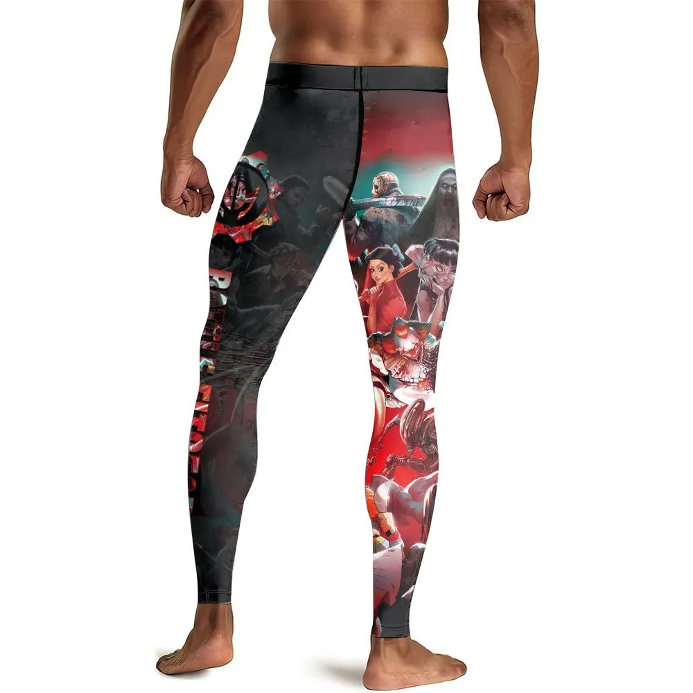The Horror of Halloween Men's Compression Leggings