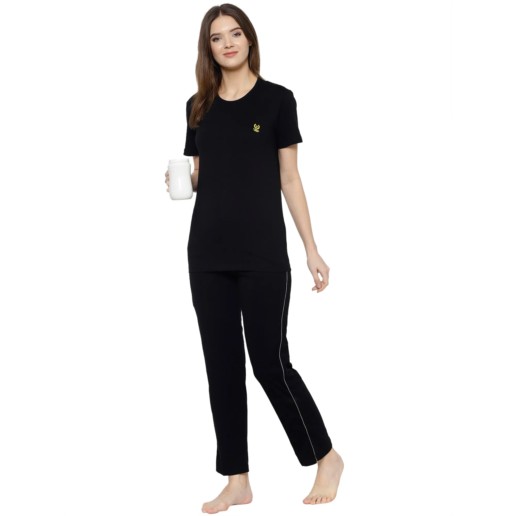 Vimal Jonney Black Women's Night Suit