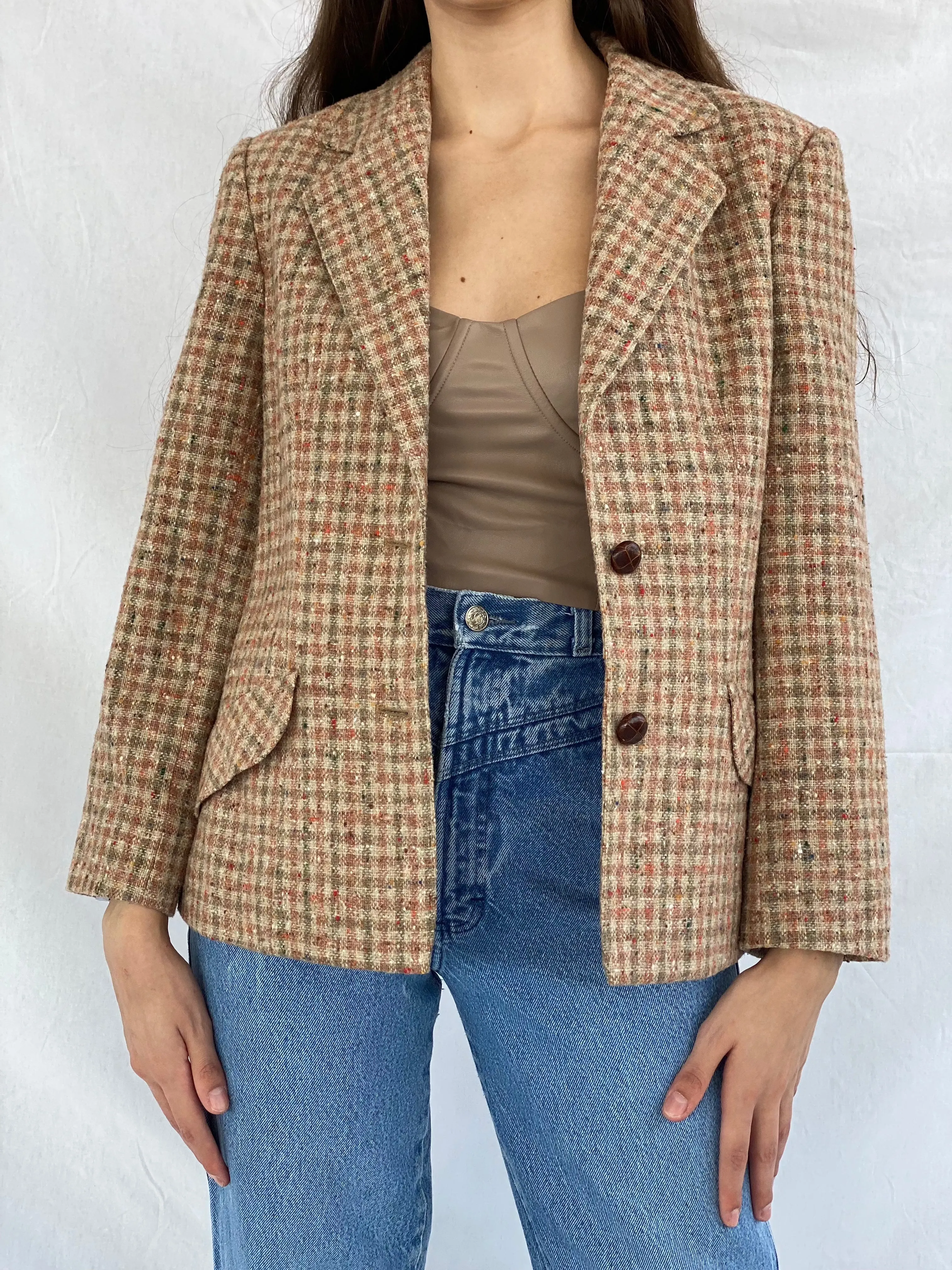 Vintage Alexon Sport Set Tweed Blazer