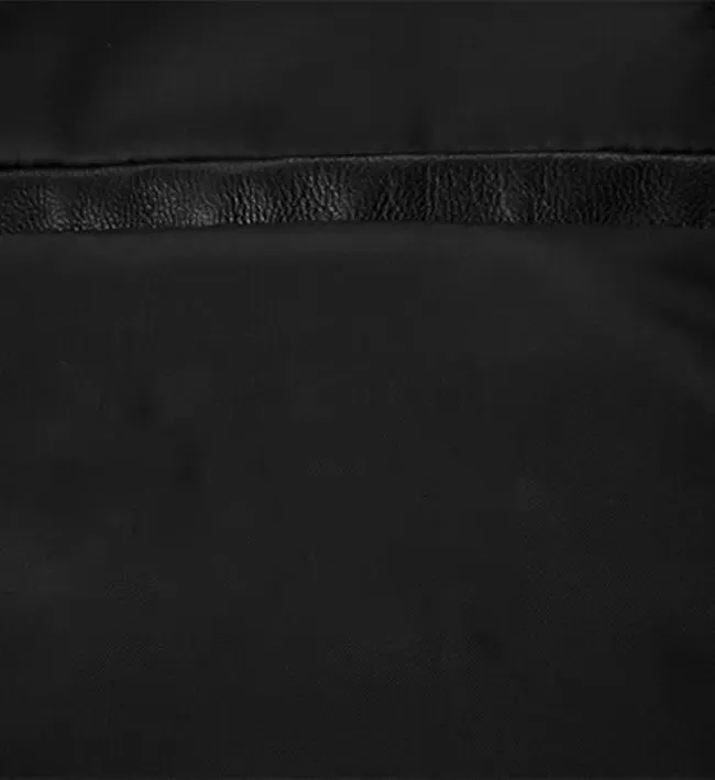 Women’s Black Zip-Up Leather Jacket