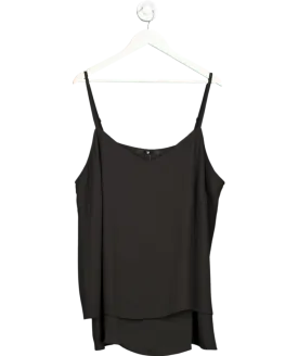 Yours Black Curve Layered Camisole UK 24
