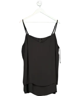 Yours Black Curve Layred Camisole UK 24