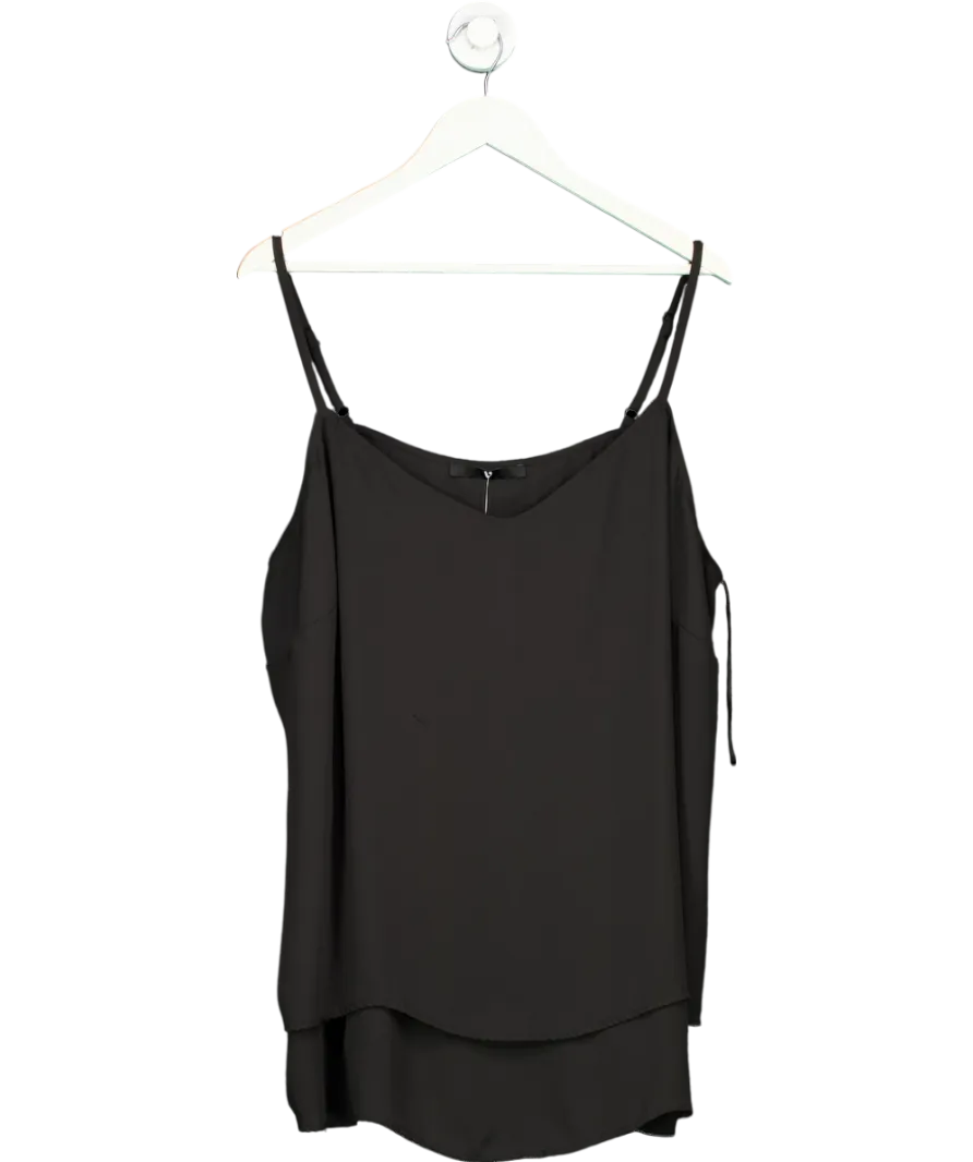 Yours Black Curve Layred Camisole UK 24