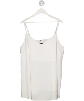 Yours White Curve Camisole UK 22
